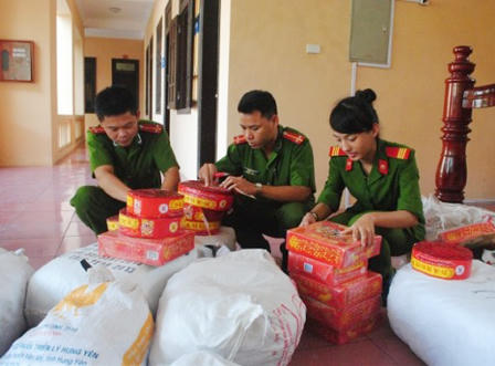 Nghệ An thu gần 2,6 tấn pháo nổ trước dịp Tết Nguyên đán 