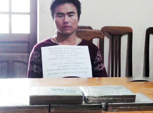 Liên tiếp phá 2 vụ buôn bán heroin từ Lào về Việt Nam