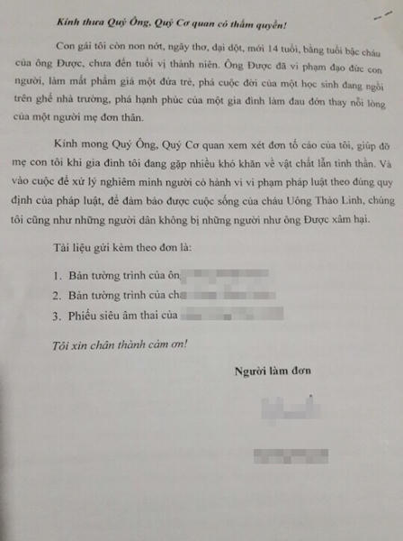 Cụ ông 70 tuổi bị tố hiếp dâm cháu họ khiến nạn nhân sinh em bé