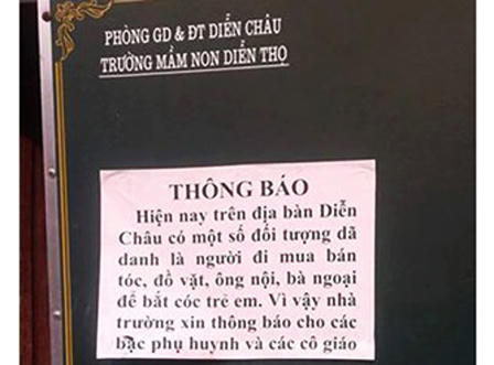 Loan tin "ô tô bắt cóc trẻ em" làm hàng nghìn người hoang mang