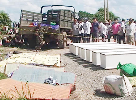 Bàng hoàng nhớ phút suýt chết trên xe khách phát nổ tại Lào