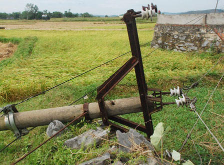 Lốc xoáy và mưa giông giữa trưa làm 6 người bị thương, 111 nhà tốc mái