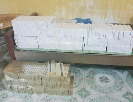 Phát hiện 3000 gói thuốc lá ngoại không giấy tờ