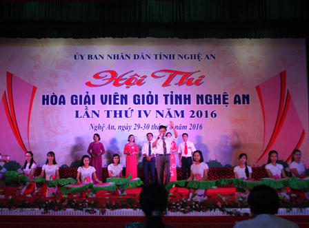 Nghệ An tưng bừng ngày hội hòa giải viên cấp tỉnh 2016