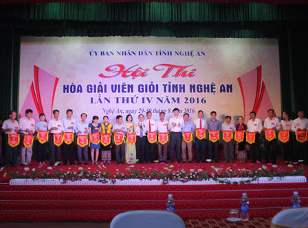 Nghệ An tưng bừng ngày hội hòa giải viên cấp tỉnh 2016