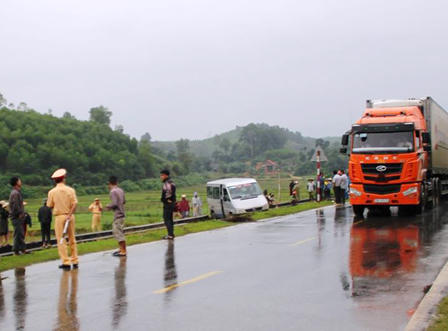 Nghệ An: Một ngày mưa, 5 vụ tai nạn giao thông 