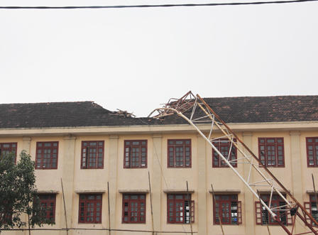 Chưa có giấy phép vẫn dựng cần cẩu dẫn đến nam sinh thiệt mạng