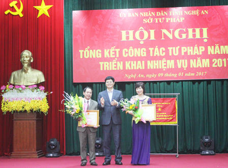 Tư pháp Nghệ An triển khai công tác năm 2017