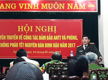 Công an Nghệ An phát hiện, thu giữ hơn 2,5 tấn pháo