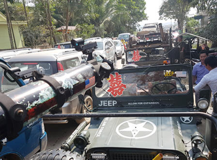 Những màn rước dâu độc lạ tại Nghệ An đầu xuân