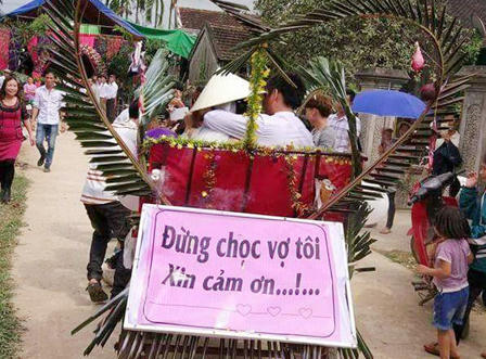 Những màn rước dâu độc lạ tại Nghệ An đầu xuân