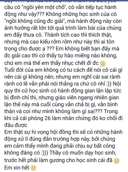 Đình chỉ coi thi nữ giám thị bị tố “ăn cắp chất xám”
