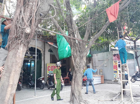 TP Vinh 'ra quân' lập lại trật tự vỉa hè 