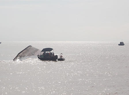 Tìm thấy thêm một thi thể trong tàu chìm ở Nghệ An