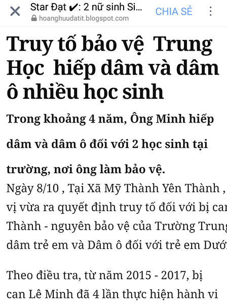 Đảo lộn cuộc sống vì bị nam sinh tung tin thất thiệt hiếp dâm nữ sinh