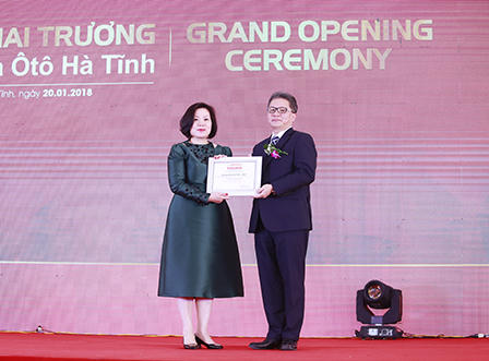 Honda Việt Nam & Kim Liên Group khai trương đại lý 5S tại Hà Tĩnh