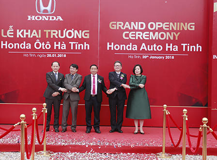Honda Việt Nam & Kim Liên Group khai trương đại lý 5S tại Hà Tĩnh
