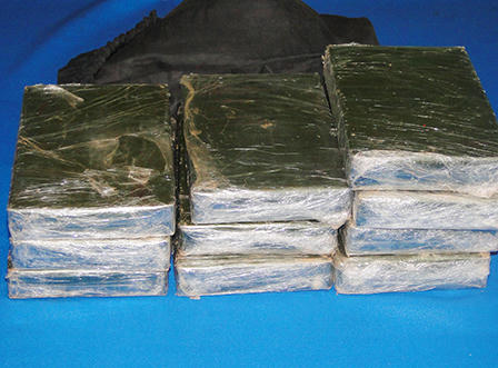 Bắt đối tượng người Lào vận chuyển 10 bánh heroin sang Việt Nam