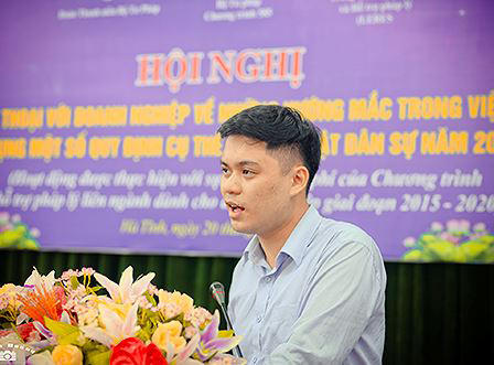 Đối thoại về những vướng mắc trong áp dụng Bộ luật dân sự tại Hà Tĩnh