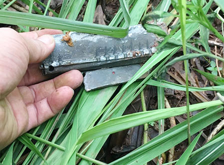 Hiện trường nơi xảy ra vụ rơi máy bay SU22 hai phi công hy sinh