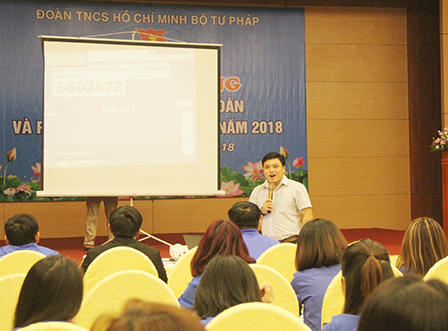 Khai mạc lớp bồi dưỡng nghiệp vụ cho cán bộ Đoàn Bộ Tư pháp