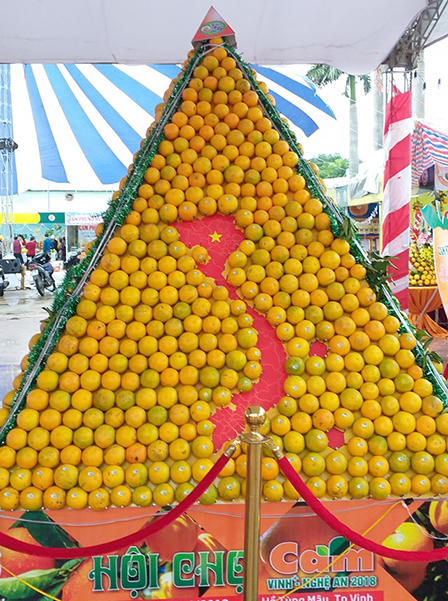 60 gian hàng tham gia hội chợ cam Vinh lần thứ 2