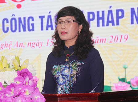 Tư pháp Nghệ An triển khai công tác năm 2019