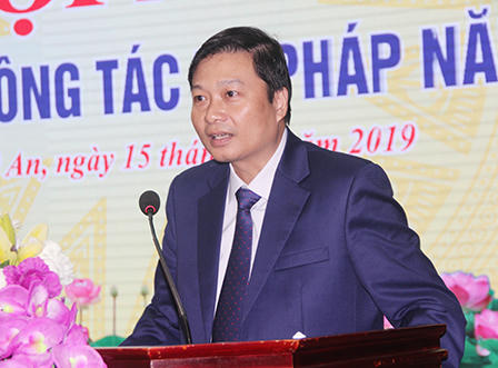 Tư pháp Nghệ An triển khai công tác năm 2019