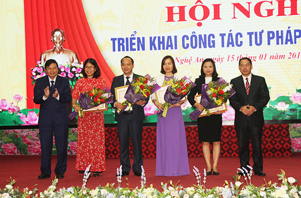 Tư pháp Nghệ An triển khai công tác năm 2019