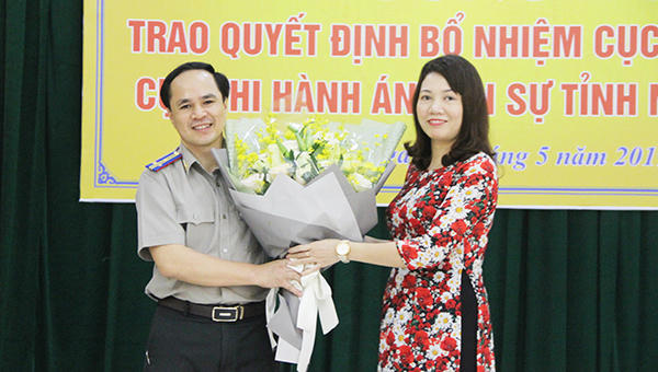 Cục THADS Nghệ An có tân Cục trưởng