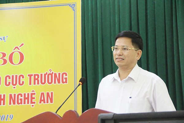 Bổ nhiệm Phó Cục trưởng Cục THADS Nghệ An