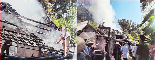 Hoang mang vì 4 năm liền gia đình xóm trưởng bị kẻ gian đốt tài sản