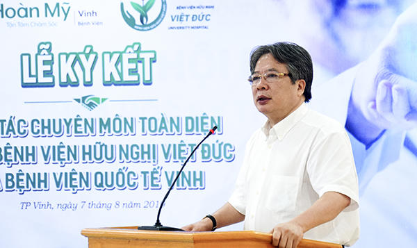 Bệnh viện Quốc tế Vinh hợp tác chuyên môn toàn diện Bệnh viện Hữu Nghị Việt Đức