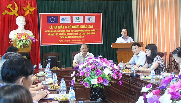 Ra mắt dự án tăng cường hỗ trợ pháp lý về bạo lực, xâm hại trẻ em