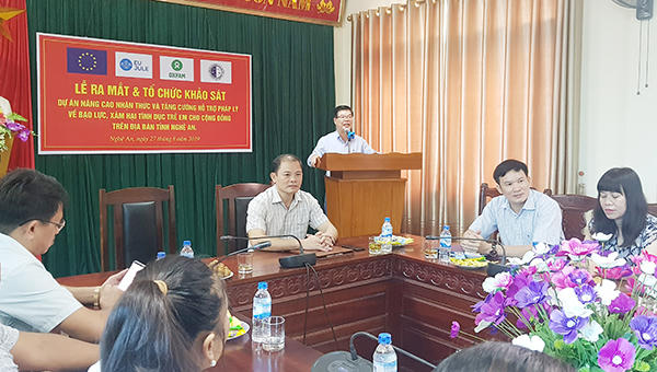 Ra mắt dự án tăng cường hỗ trợ pháp lý về bạo lực, xâm hại trẻ em