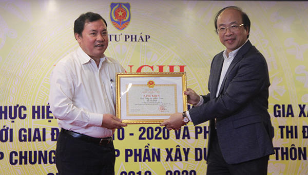 Ngành tư pháp đóng góp thiết thực vào công cuộc nông thôn mới trên toàn quốc