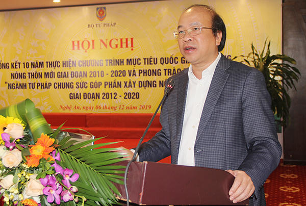 Ngành tư pháp đóng góp thiết thực vào công cuộc nông thôn mới trên toàn quốc