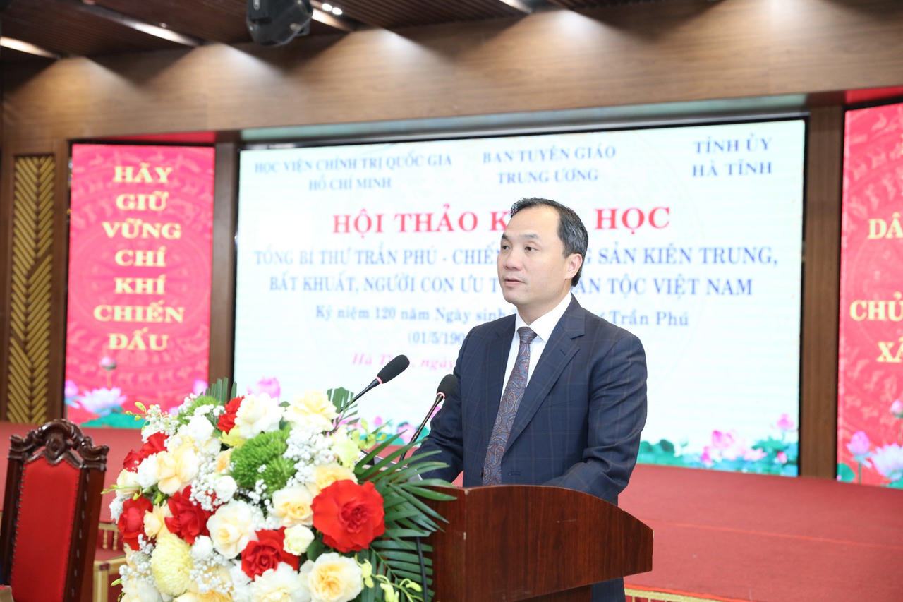 Tổng Bí thư Trần Phú - chiến sĩ cộng sản kiên trung, bất khuất, người con ưu tú của dân tộc Việt Nam