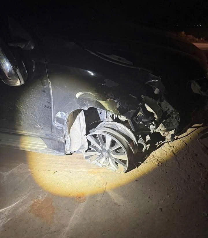 Gây tai nạn khiến 1 người chết, tài xế phóng ô tô trốn đến trơ vành bánh xe