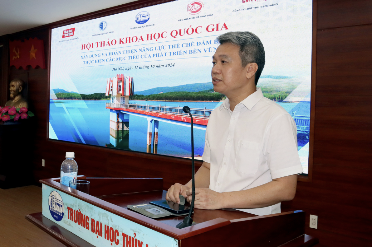 Xây dựng và hoàn thiện năng lực thể chế đảm bảo thực hiện hiệu quả các mục tiêu của phát triển bền vững