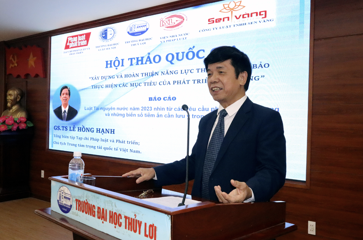 Xây dựng và hoàn thiện năng lực thể chế đảm bảo thực hiện hiệu quả các mục tiêu của phát triển bền vững