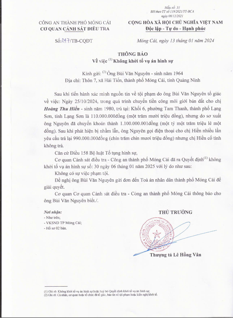 Chuyển nhầm gần 1 tỷ đồng: Đã nhận nhưng không trả, ai bảo vệ người chuyển tiền?