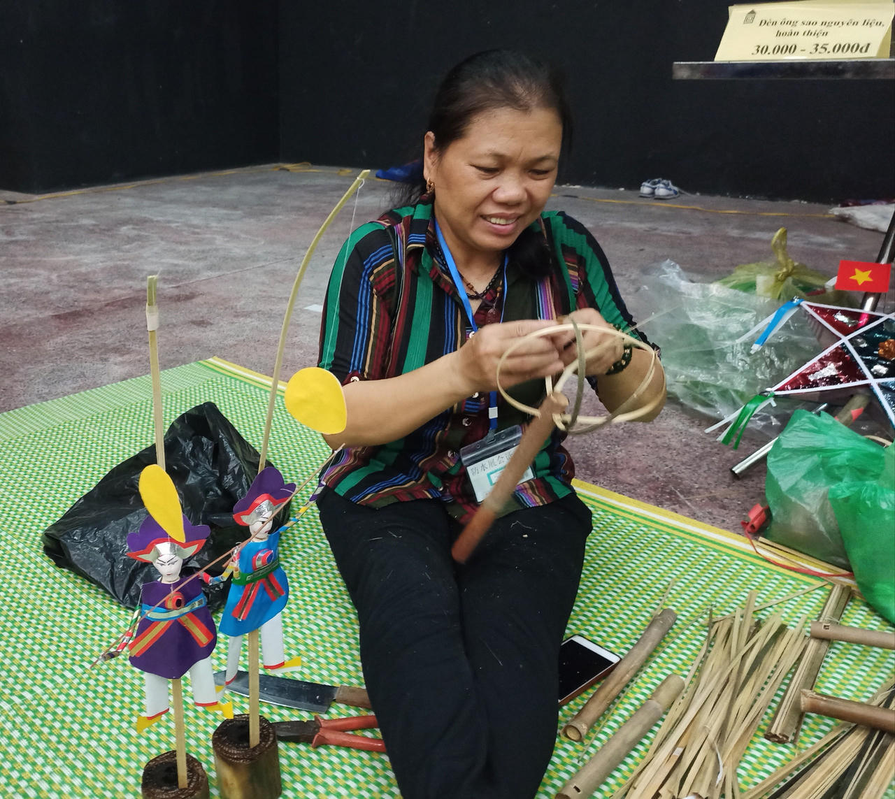 Ông đánh gậy trông trăng – Món đồ chơi thuần Việt đêm Rằm