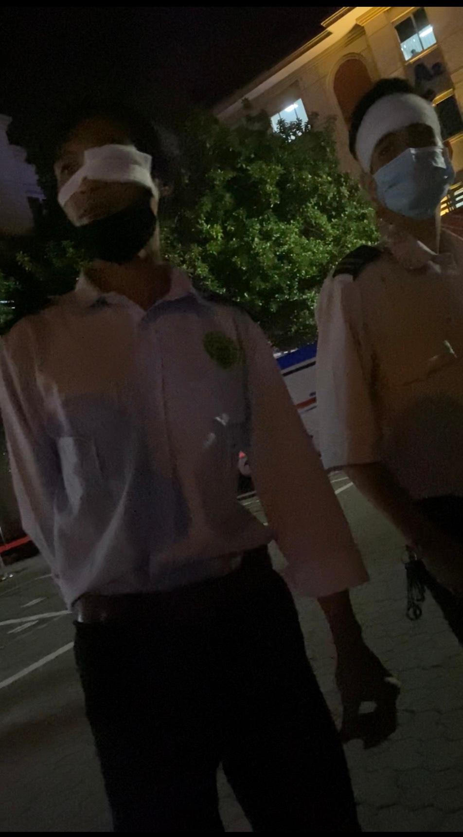 Bị nhắc nhở phòng dịch Covid-19, hai đối tượng hành hung bảo vệ bệnh viện