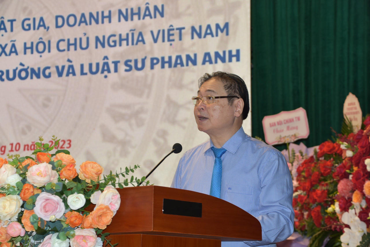 Vai trò của Luật gia, Luật sư, Doanh nhân trong Nhà nước pháp quyền XHCN Việt Nam, vinh danh hai Luật sư Phan Văn Trường và Phan Anh