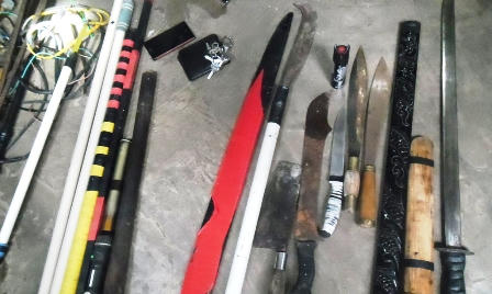 Thu giữ 38 con chó, 2kg cần sa, ma túy và thuốc lắc bắt giữ 5 đối tượng