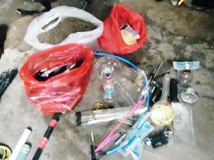 Thu giữ 38 con chó, 2kg cần sa, ma túy và thuốc lắc bắt giữ 5 đối tượng