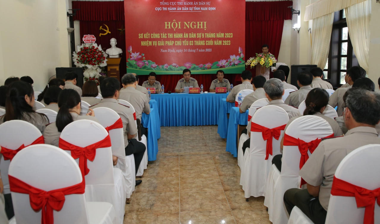 THADS tỉnh Nam Định không phát sinh vụ việc theo dõi thi hành án hành chính