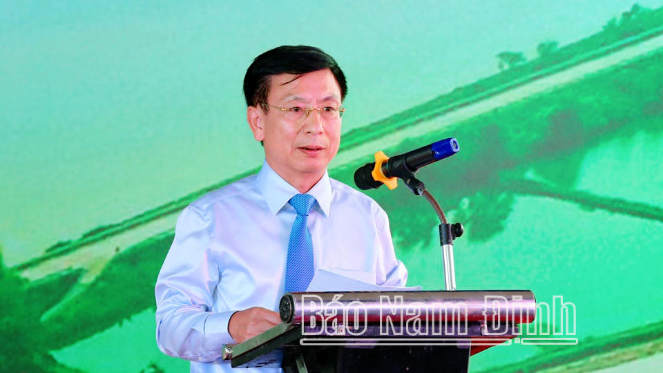 Khởi công dự án xây dựng cầu vượt sông Đáy nối Nam Định với Ninh Bình