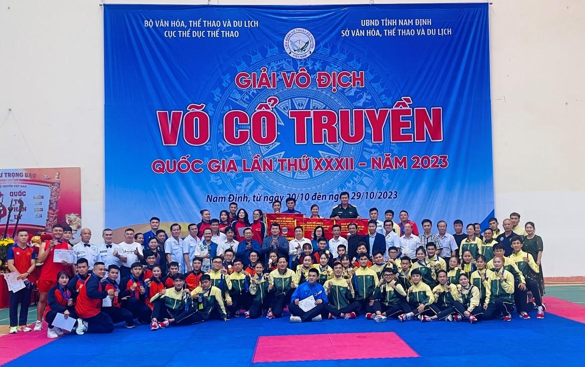 Nam Định tổ chức thành công Giải vô địch Võ cổ truyền quốc gia lần thứ 32 – năm 2023